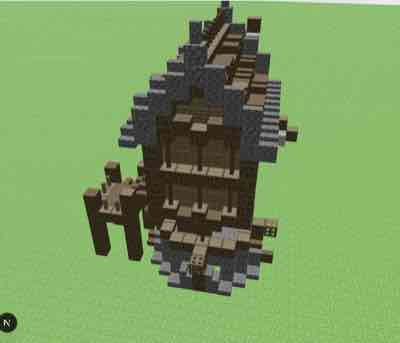 Medieval Windmill and Storage