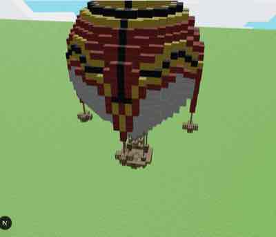 Red Hot Air Balloon