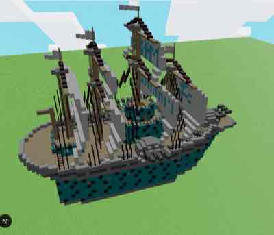 Steampunk Marine Ship