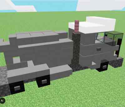 White Cement Truck